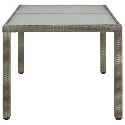Bryona Rectangular Metal Outdoor Dining Table , 150cm cm W 381cm cm D
