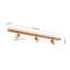 Luminaire sur rail ovale 3 lumières à grain de bois avec têtes rotatives-123030574