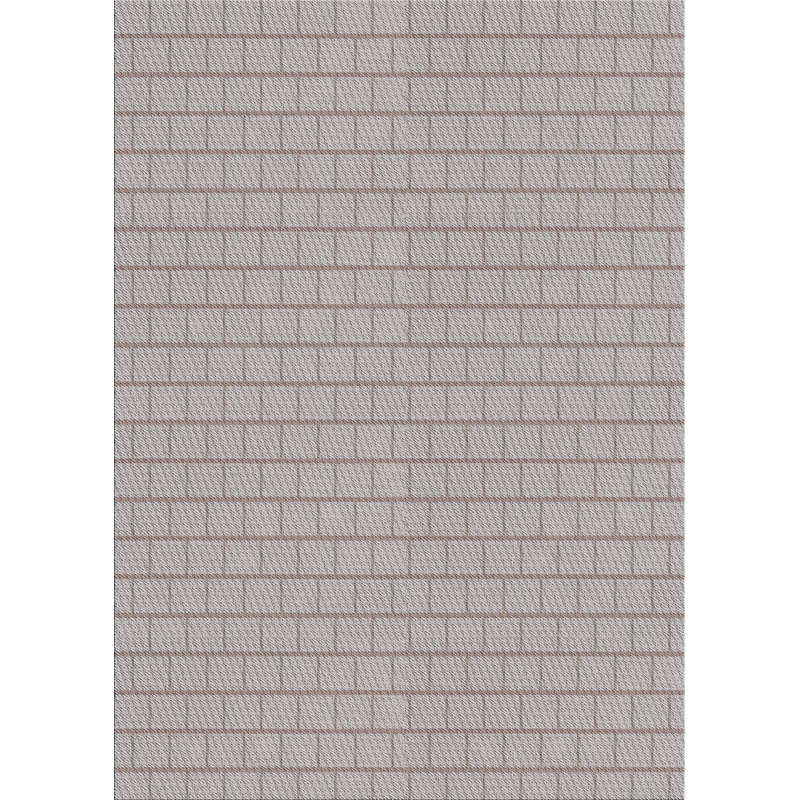 Tapis géométrique gris, Rectangle 6 pi x 9 pi