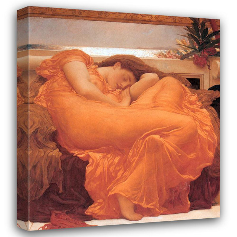 Flaming June, 18" H x 15" W