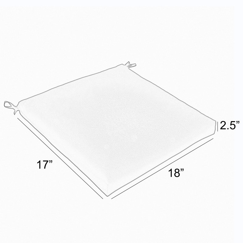 Coussin de siège intérieur / extérieur Minéral, L 18 po x P 17 po