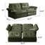 Canapé-lit 81,5 po en chenille convertible 2-en-1 touffeté-1767439001