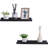 Emelio 2 Piece Solid Wood Floating Shelf