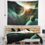 Space planet illustration tapisserie-28483555