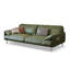 Causeuse-coussin standard en cuir véritable vert-1423375663