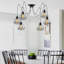 Sarnen 6 - Light Black Cluster Pendant