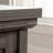 File Credenza With Adjustable Shelf, Brown Finish
