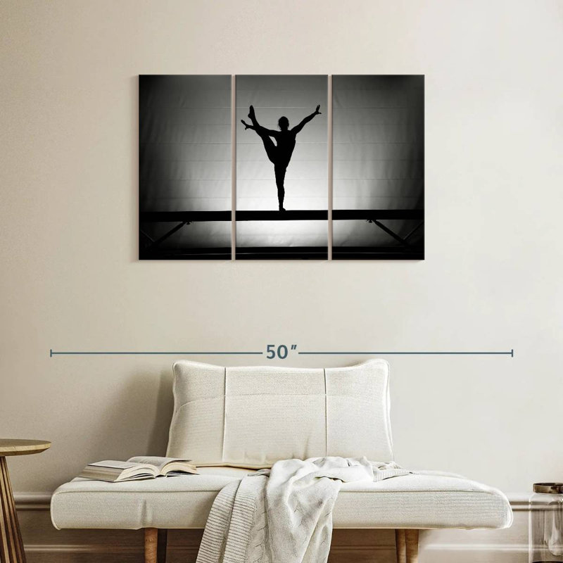 Sirci Gymnast On Beam, H 24 po x l 38 po