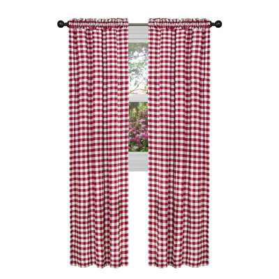 Ramillies Cotton Blend Semi Sheer Curtain Pair