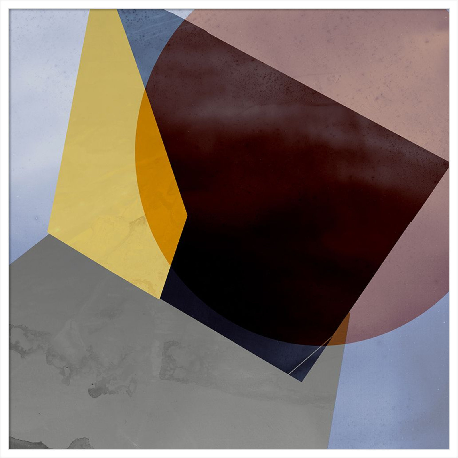 Flagler "Essentially Minimal II" Print, 41" H x 41" W, White