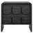 Toscana 2-Drawer Nightstand In Black