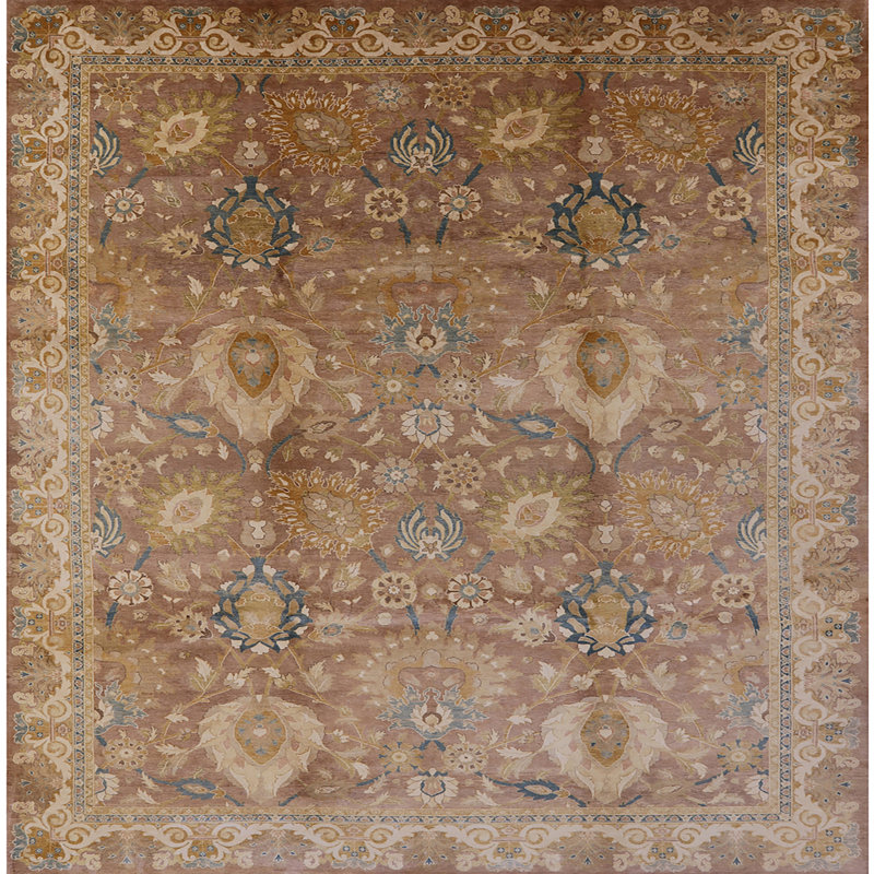 Oriental Indoor Rug, Square 5'