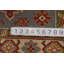 Tapis gris fait à la main Kazak 3 x 4