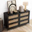  Commode à 6 tiroirs Modern Cannage