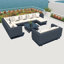 Sharonna 9 - Person Patio Conversation Set with Cushions
