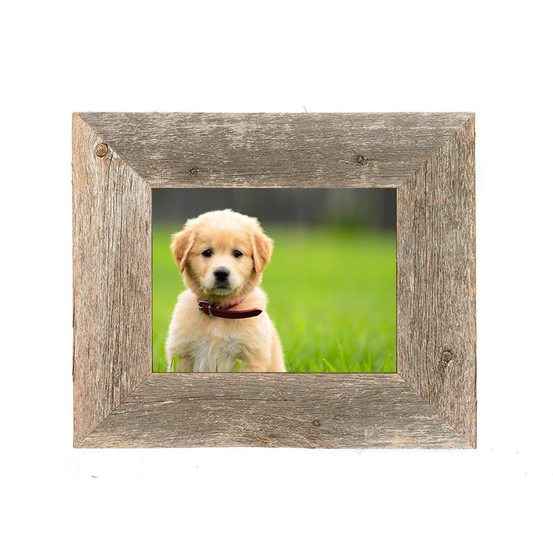 Cadre photo rustique en bois, 8.5 po X 11 po