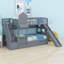 Janal Kids Twin-Over-Twin Bunk Bed with Drawers