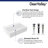 Ceramic White Rectangular Single Faucet Hole 24 in Console Bathroom Sink with Overflow-91441101