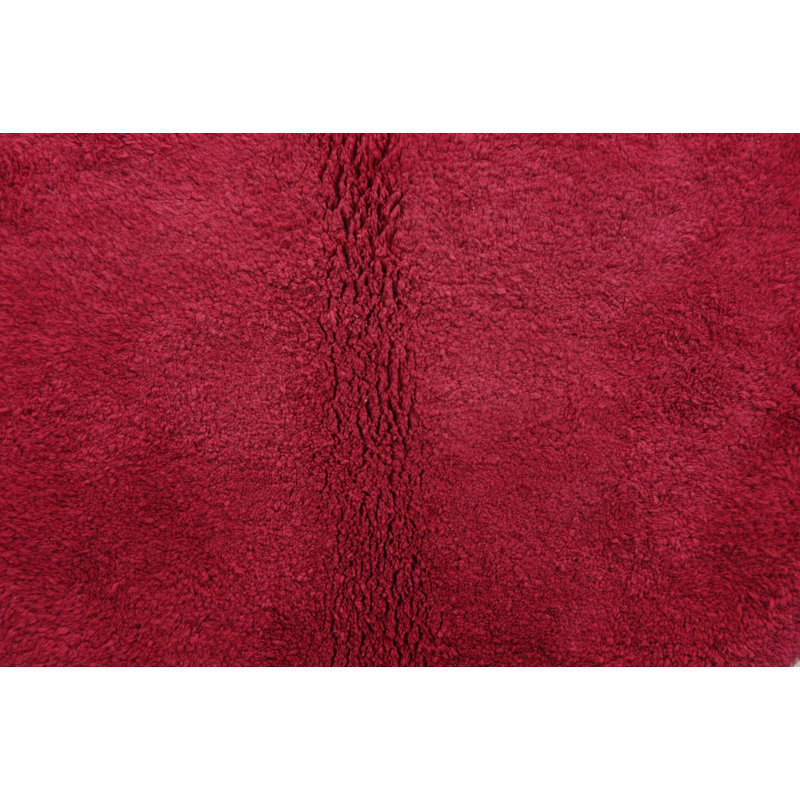 Tapis rose rond 5 pi Pinson
