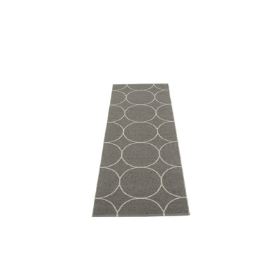 Tapis intérieur / extérieur gris anthracite Boo