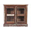 Armoire avec porte en verre antique