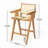Hassan 27’’ Rubberwood Counter Stools With Cane Webbing-1913220162