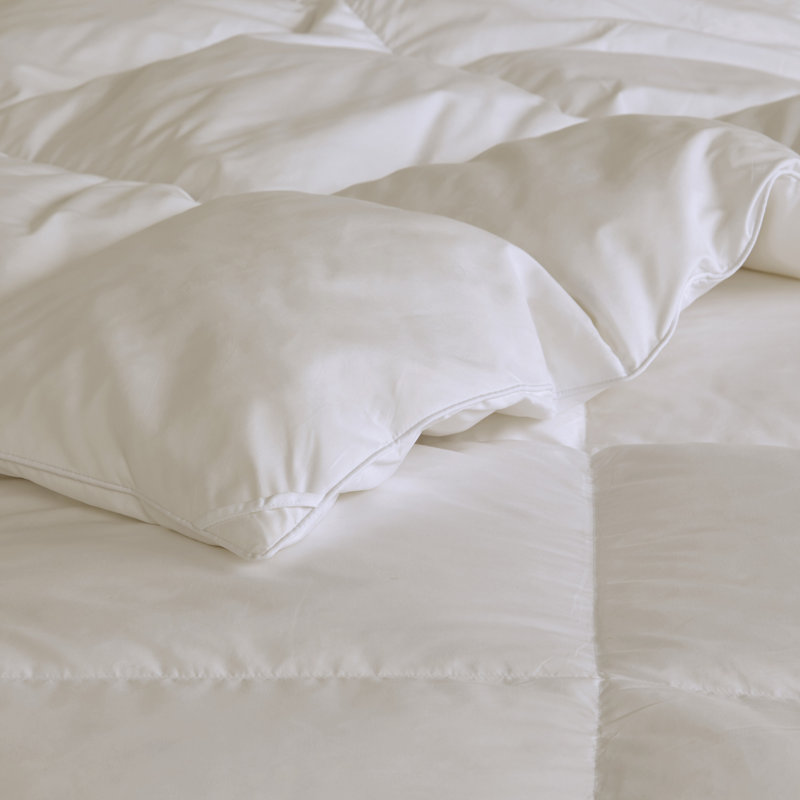 Twin Cream Down Microfiber Oversized Comforter