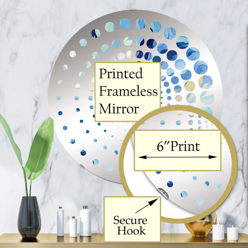 Circle Mirror, 31.4" x 31.4"