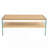 Versatile Double-Layered Rectangular Coffee Table for Various Settings-213220250