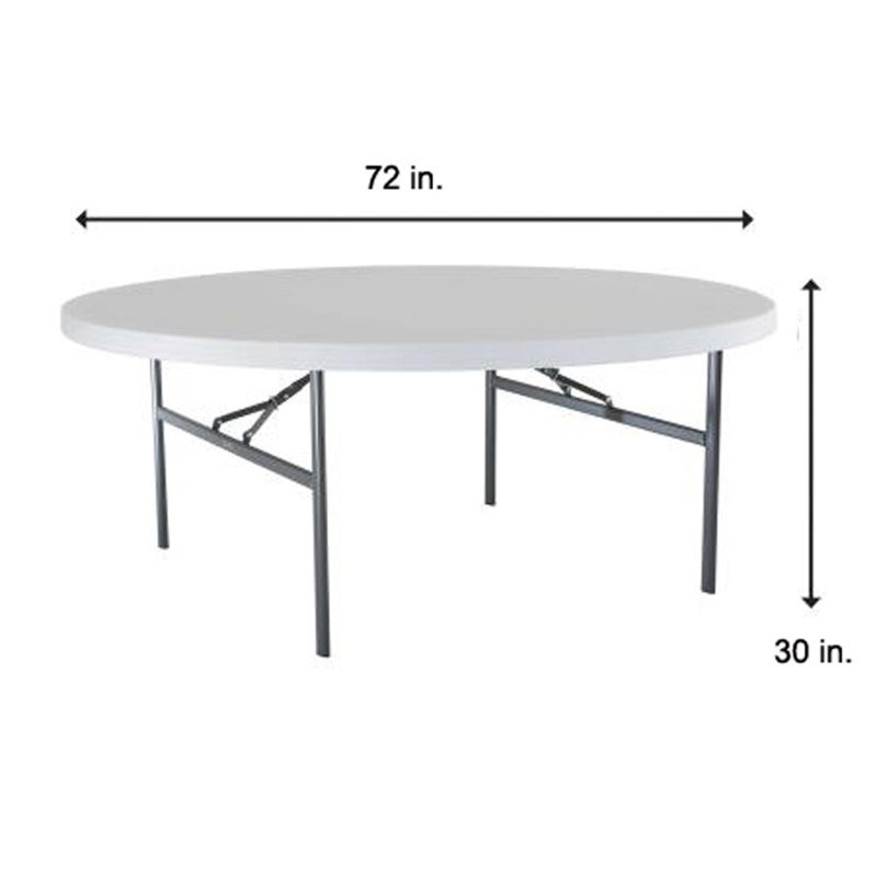 5Ft, 6Ft Round Spandex Tablecloth Tight Fitted Stretch Table Cover For Dining Wedding Banquet Party, Navy Blue, 72" x 72"