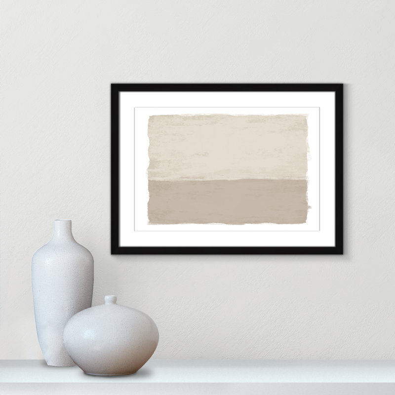Silent Sands II - Landscape Version Print par Natalie Carpentieri, L 23 po x H 17 po, Imprimé mat, Noir satiné