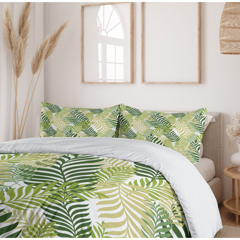 Coastal Floral Duvet Cover