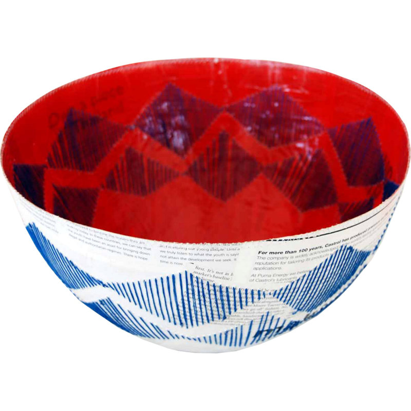 Decorative Paper Mache Bowl