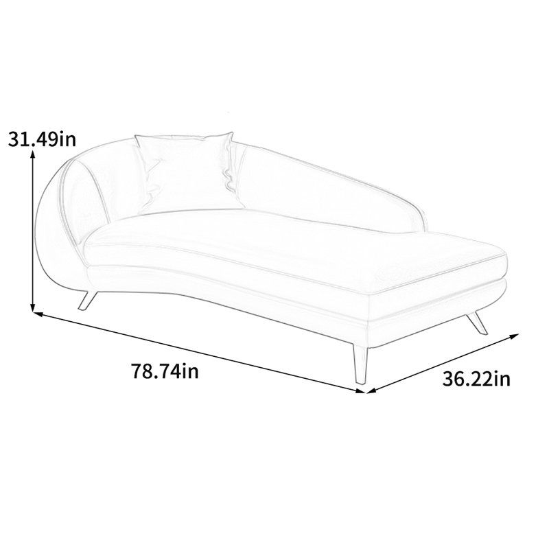 Fauteuil inclinable ergonomique en cuir Napa, Gris, Orienté à gauche (vu de face)