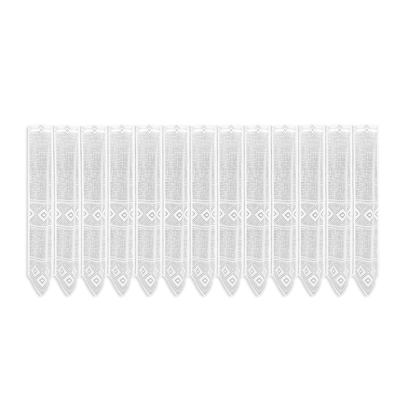 Atchison Pointed Cafe Curtain, 60cm H x 80cm W