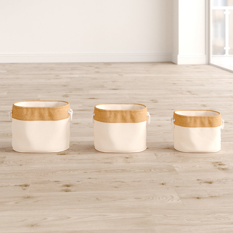 Ebern Designs Fabric Decorative Bin