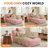 No Assembly Required Big Bean Bag Lounger Chair, Large Foldable Floor Sofa Bed with Memory Foam, Machine Washable Cover, for Living Room & Bedroom-1711837306