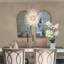 Lustre perlé en cristal 12 lumières Shugar-973635553