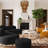 Chrisshawn Black Boucle Sectional