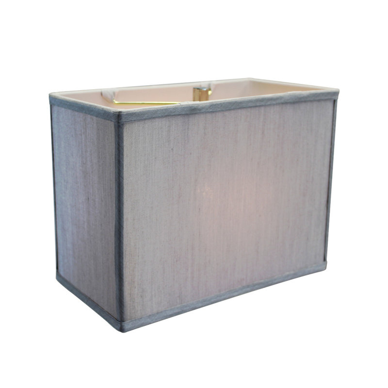9'' H x 6.5'' W Linen Rectangle Lamp Shade