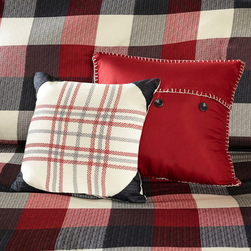 Housse de couette à chevrons Buffalo, Double/grand housse de couette + 5 pièces supplé