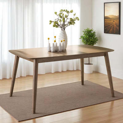Rubato French "Oak" Mid-Century Modern Dining Table in Light Brown Finish by George Oliver