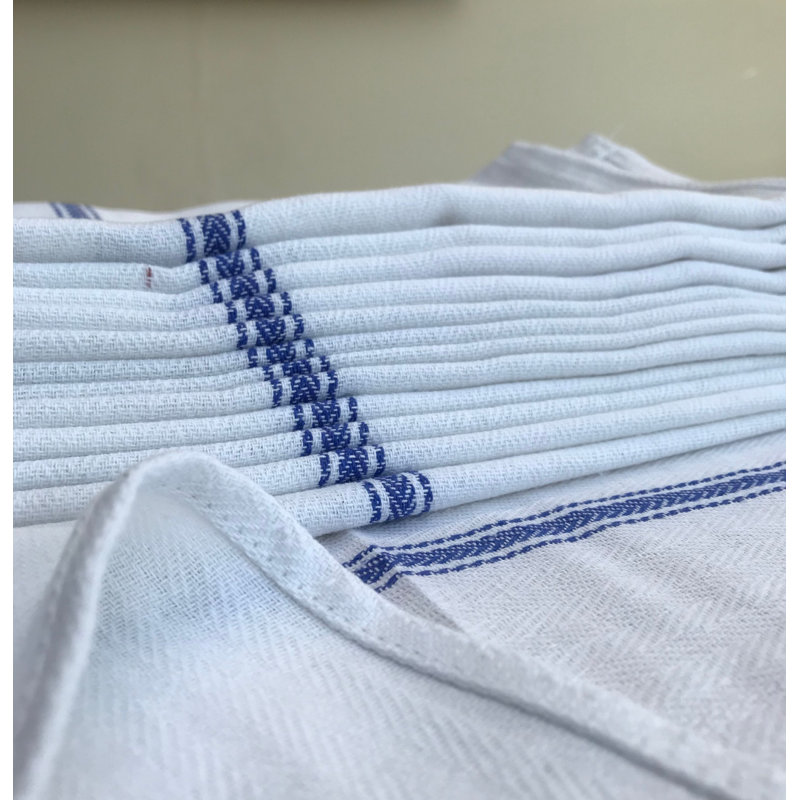 Stripe Jacquard Dish Cloth Kitchen Towel