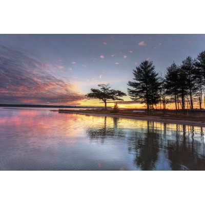 Detroit Sunrise Reflections by Wiltser