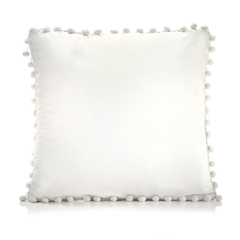 Kaiya Square Scatter Cushion Cushion Cover, Cream