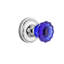 Classic Rosette with Crystal Cobalt Door Knob-1019591702