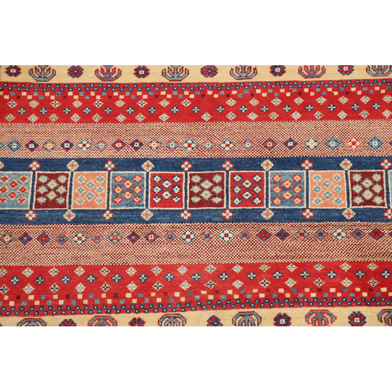 Tapis 100% super Kazak 100% teinture végétale