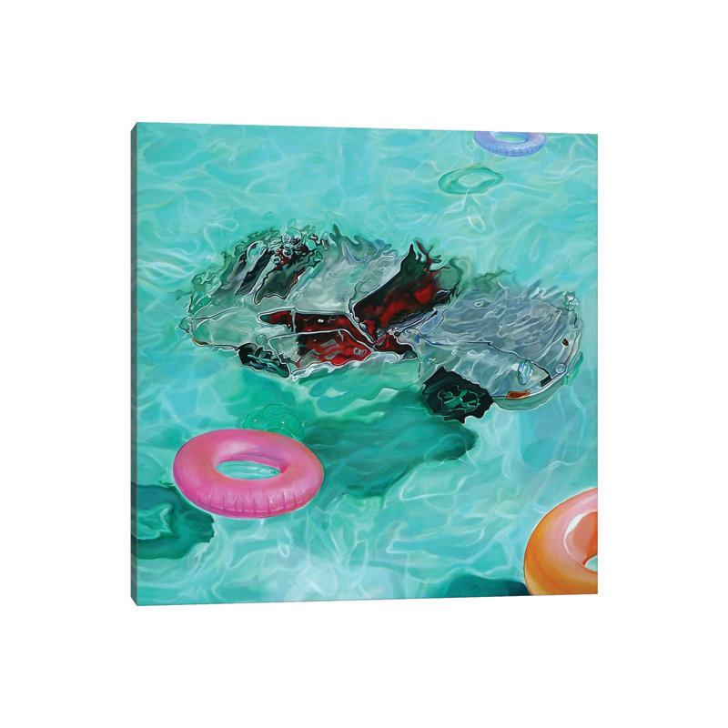 « Save the car » par Marcello Petisci-impression, H 12 po x l 12 po x P 0,75 po, Toile tendue, Pas de tapis
