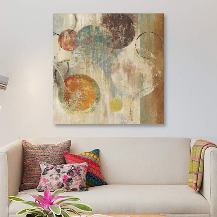 «Bubbles», impression sur toile, H 12 po x l 12 po x P 0,75 po, Toile tendue, Pas de tapis