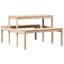 Table de pique-nique en bois de pin massif naturel-577298332